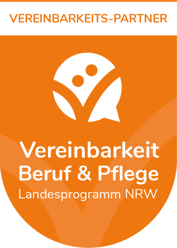 Siegel Vereinbarkeit Beruf &amp; Pflege NRW
