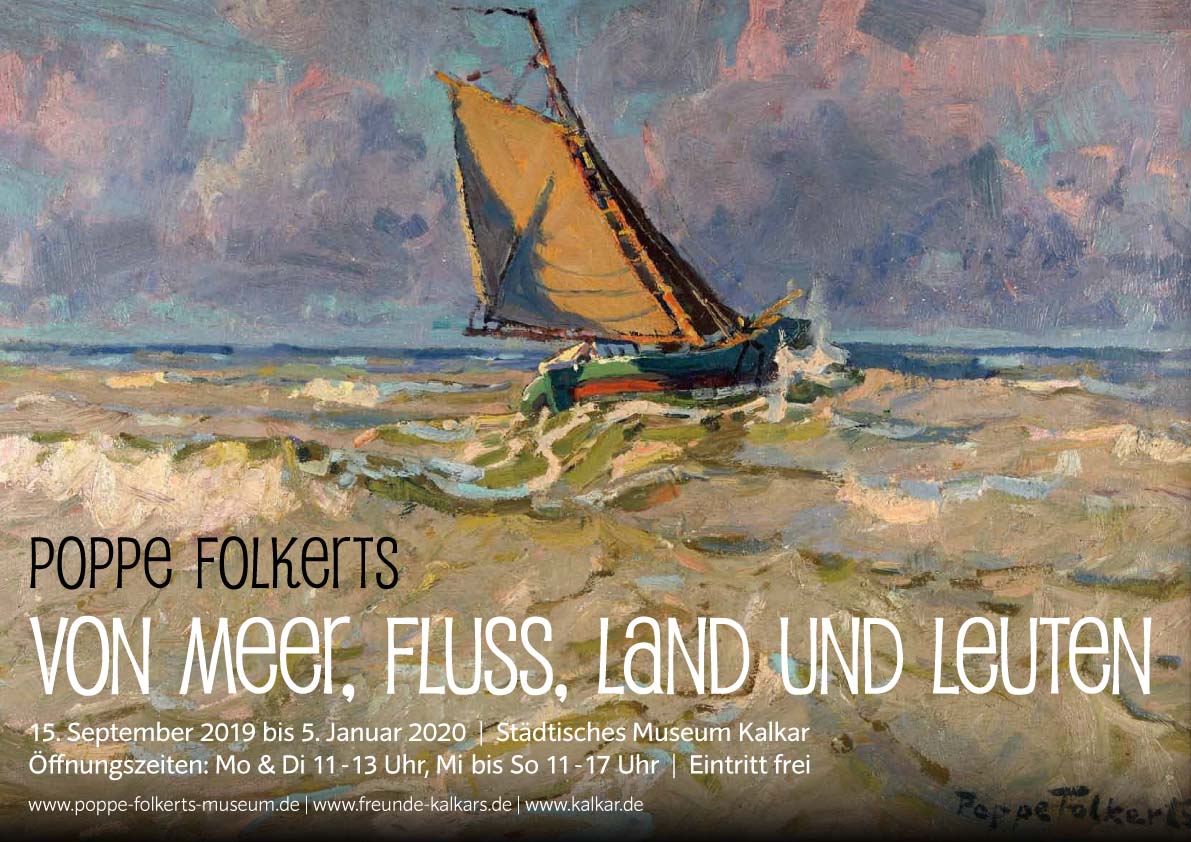 Plakat Ausstellung Poppe Folkerts 2019