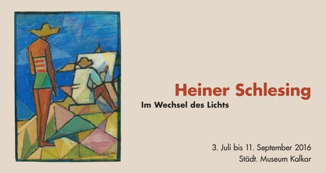 Ausstellungseinladung Heiner Schlesing