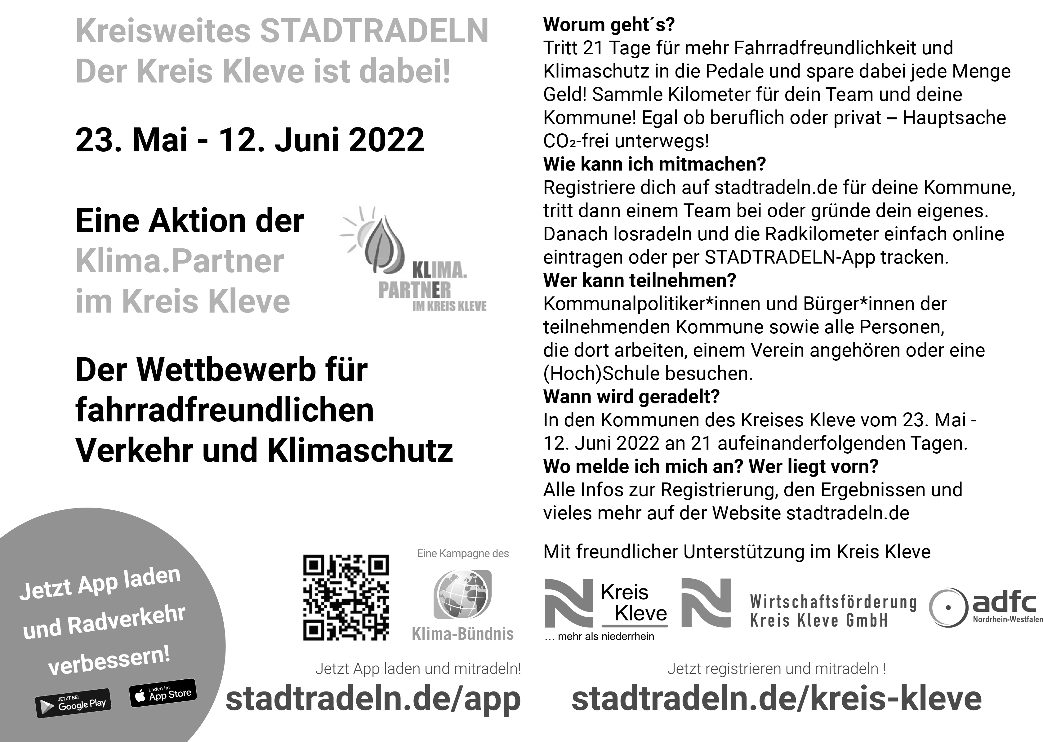 Postkarte Stadtradeln 2022, Seite 2