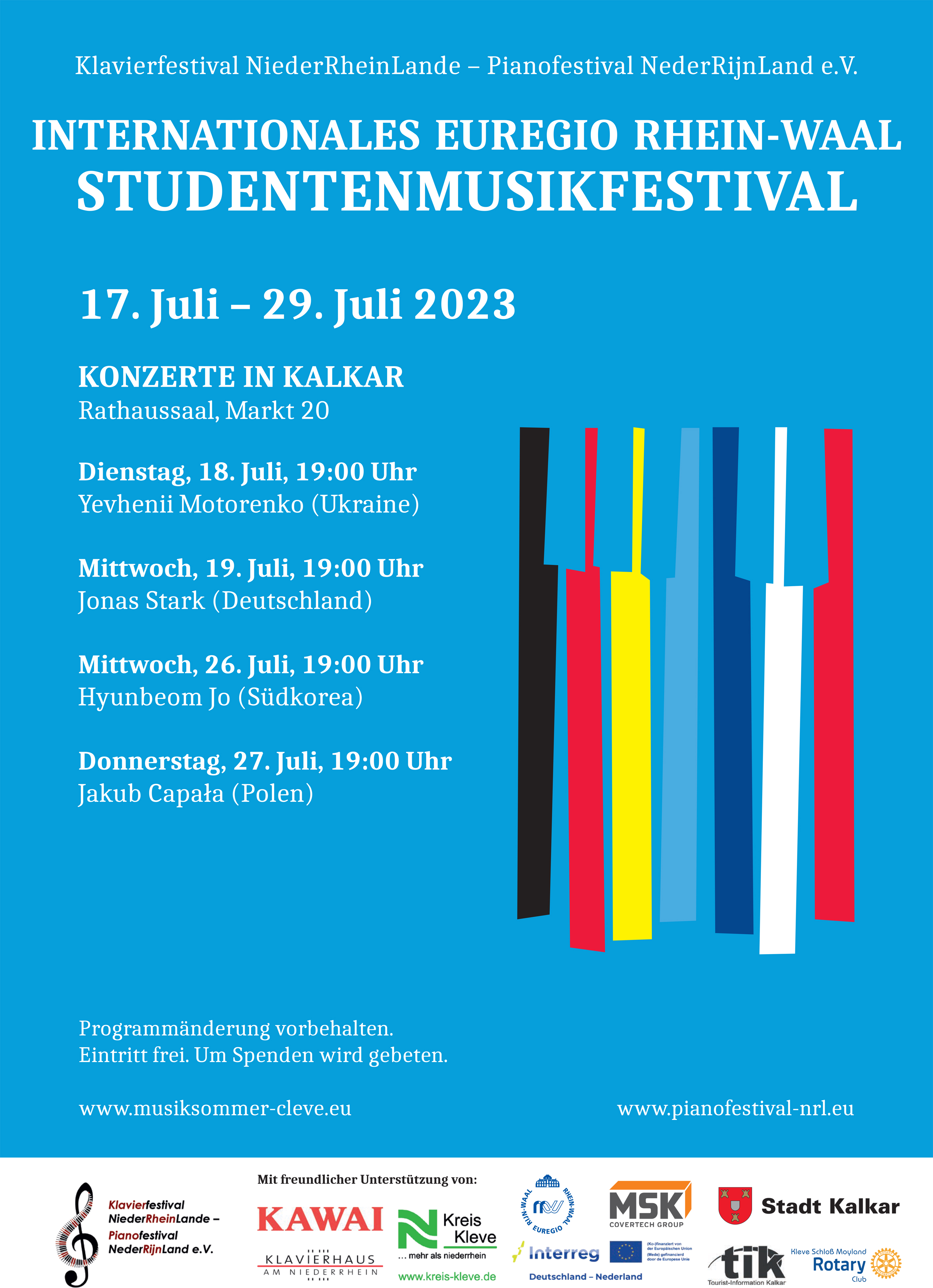 Studentenmusikfestival Kalkar 2023